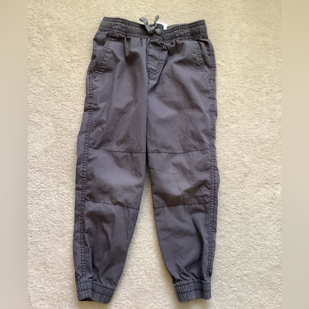 EUC Carters Kids Gray Jogger Poplin Pants 5